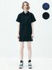 Lam Rao5017 Shirt-Style Denim Dress
