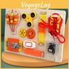 Box Wooden Music Fingertip Gyro Safety Buckle Game Board Children Toy Puzzle
