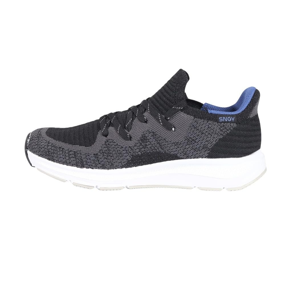 Moonstar Synergy Shock SNGY 3E Cushion, Lightweight, Soft, Hands-Free, Cushioning, Absorption, Wide, Women's, L23, Black, 22.5 cm,