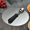 Nerezový talíř na pizzu Skládací Kulatý Nepřilnavý Špachtle na dort Palačinková lopatka s plastovou rukojetí Kuchyňské pečicí nářadí