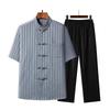 Hengyuanxiang Men's Chinese Style Short Sleeve Tang Suit
