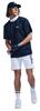 Rad Blue Golf Kurzarm Stehkragen Hemd Dry Größe 250209 Schwarz Mittel Herren (Basic Piqué) -