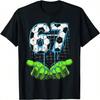 Soccer 67 Six Seven Funny Gen Alpha Meme Drip T-Shirt