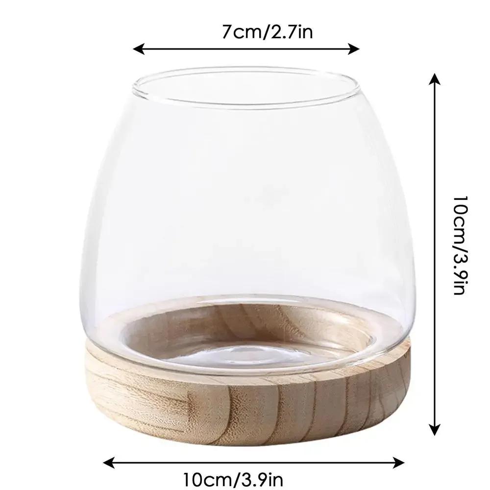 transparent glass fish tank living room Vase flower arrangement ornaments Aquarium Clear Hydroponic Planter Vase Fish Tank