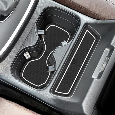 Anti-Slip Gate Slot Mat for Honda CR-V CRV 2023 + Non-Slip Door Groove Pad Cup Holder Interior Accessories