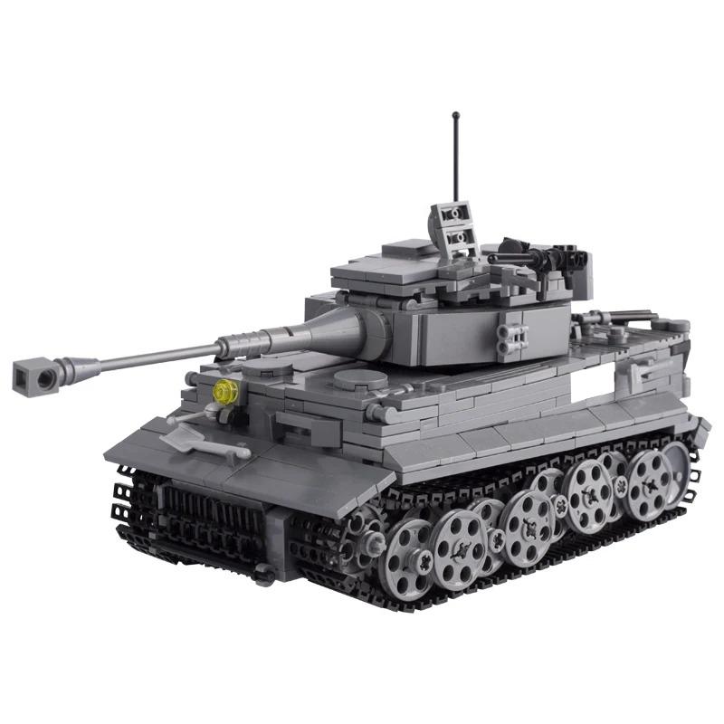 MOC Military Tank Series Building Blocks Army Soldier Figures Vehicle Special Force Armored US Car Cannon Truck Bricks Toys Gift