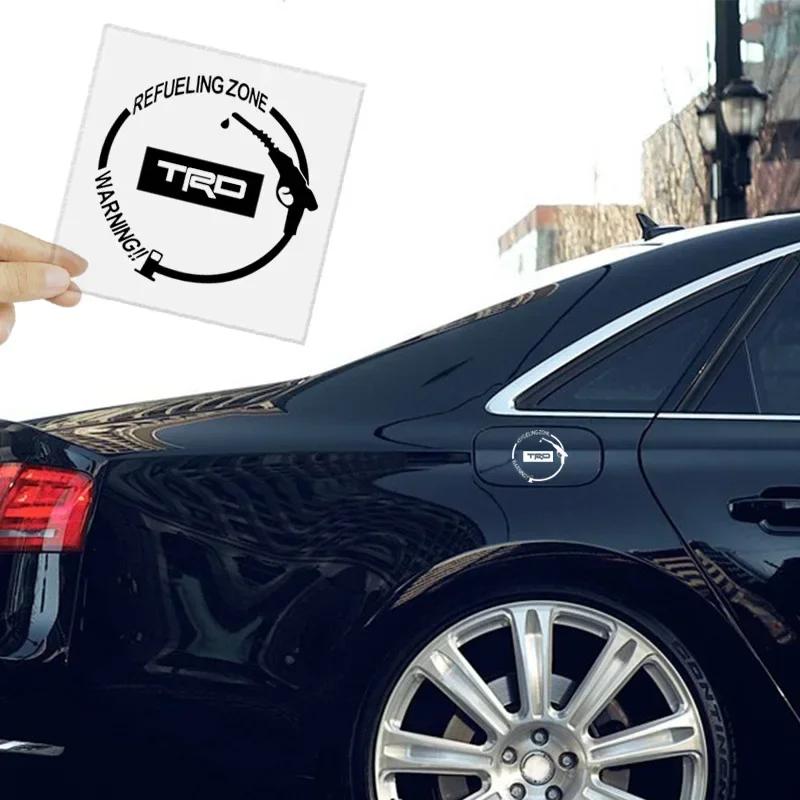 Vinylové reflexní nálepky s logem auta na víčko palivové nádrže, samolepky, doplňky pro Toyota TRD E150 E120 Land Cruiser 200 Chr Corolla Yaris Rav4
