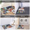 Dragon Ball Anime Front Door Floor Entrance Mats Outdoor  Bathroom Kitchen Doormat Toilet Carpet Rug