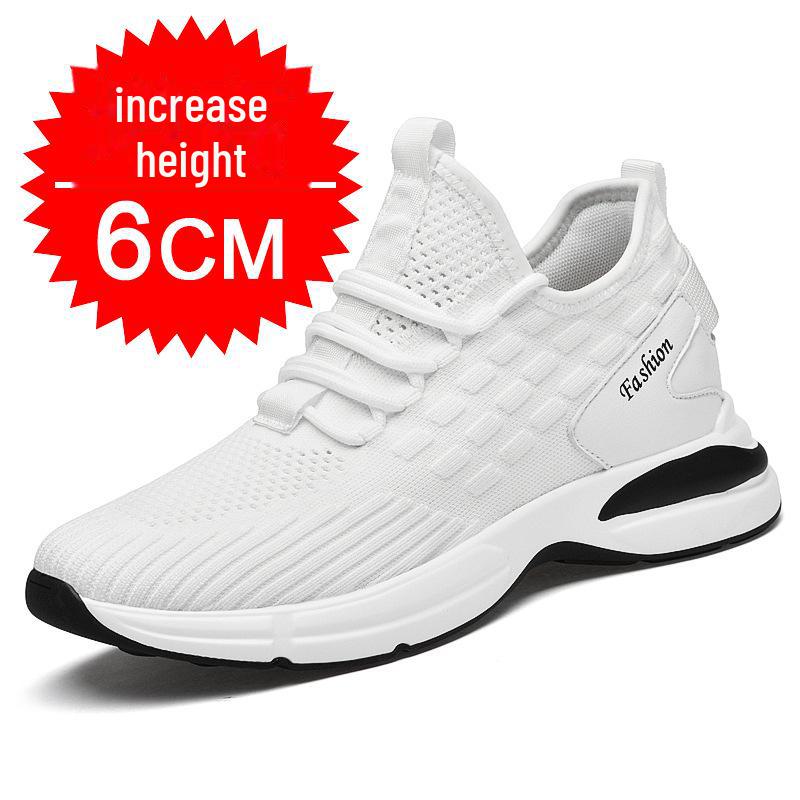 Men's Spring Mesh Height-Increasing Sports Shoes - Invisible Boost up to 10cm