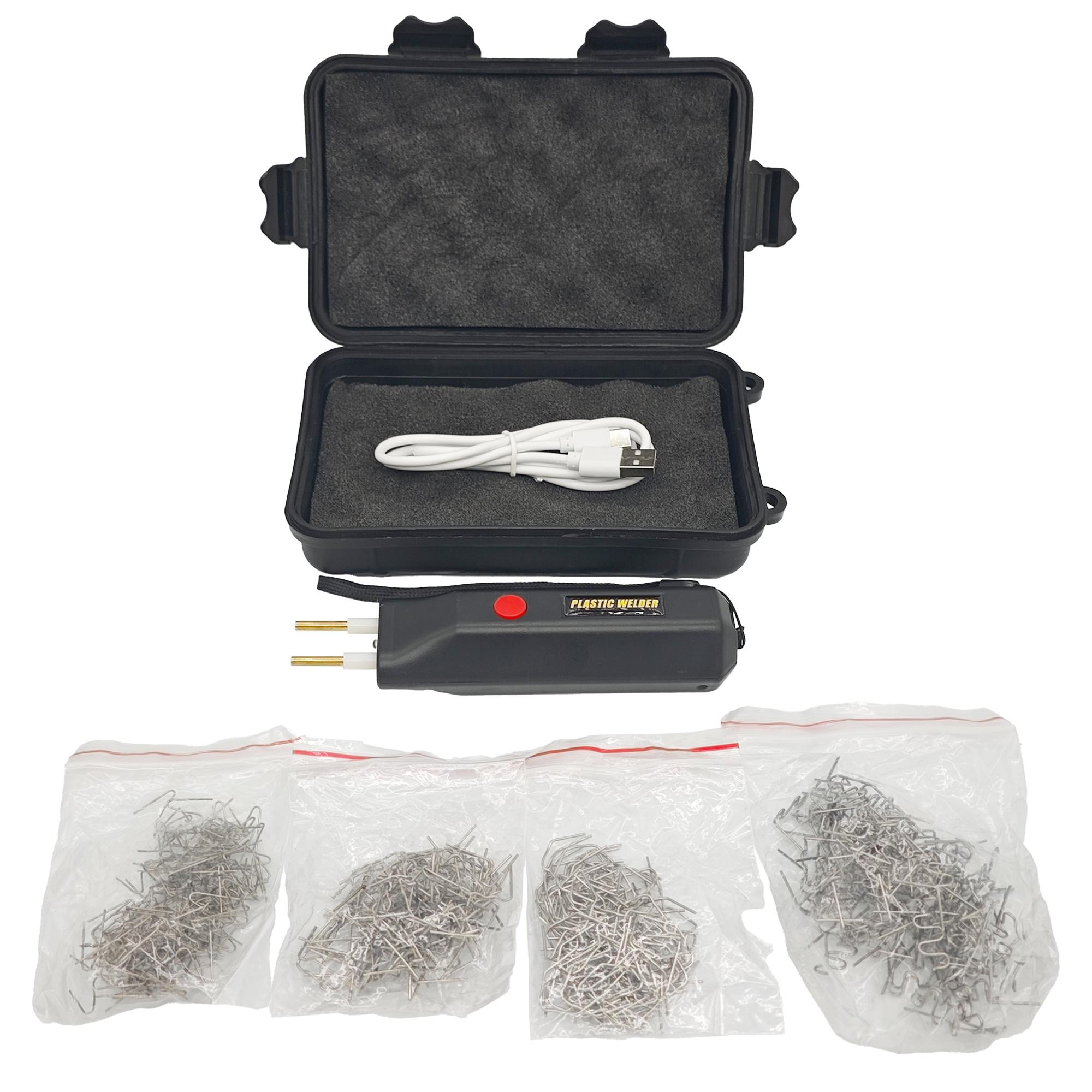 

Беспроводной USB мини портативный пластиковый сварочный аппарат с защитным боксом, 400 шт. горячий степлер пластиковый сварочный аппарат автомобильный бампер электронный сварочный набор инструментов для ремонта чёрный
