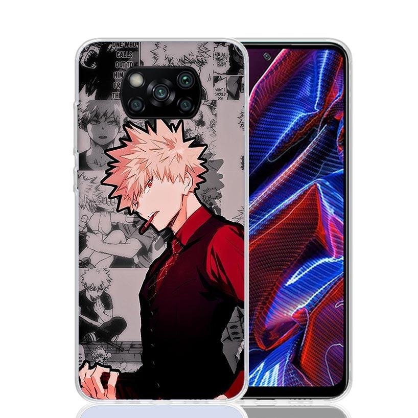 My Hero Deku Case Phone Cover for Xiaomi Redmi Note 10 9 9S 8 8T 7 5 Pro Mi 12T 11T 10T 9T 12 11 Lite A3 A2 Trend Fundas Mi 11T