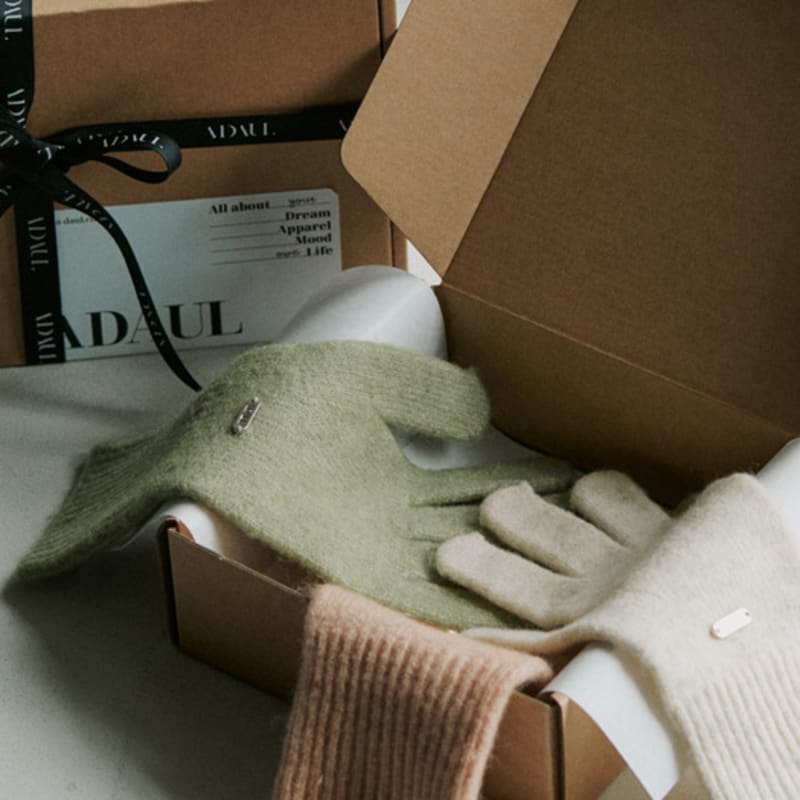 ADAUL Cozy Soft AD Charm Gloves - 10color
