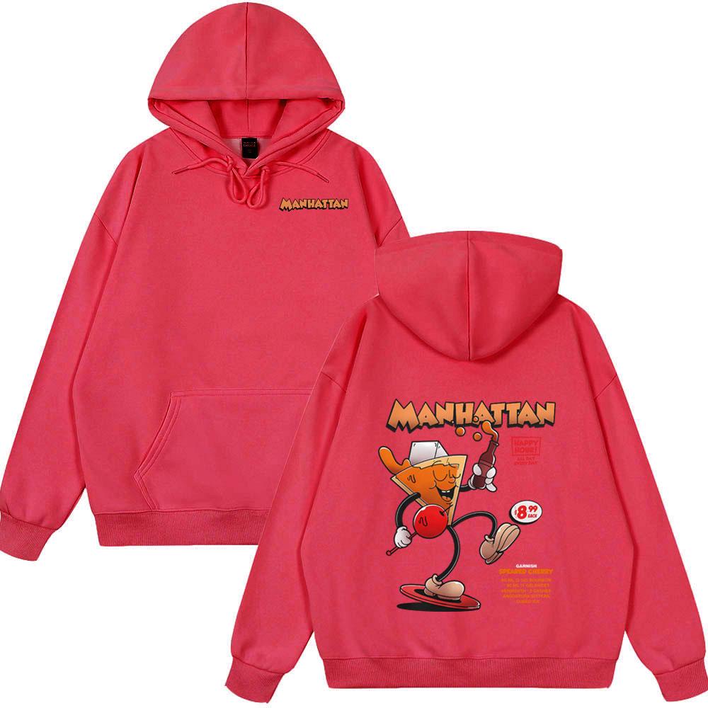 Hot Sale Hoody Island Tea Cocktail Lover Funny Meme Tops Women Casual Oversized Streetwear SMale High Quality Cotton Style Wears