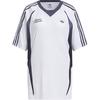 Adidas Originals Striped Raglan Short Sleeve T-Shirt, Women Breathable Fashion Daily Casual Blue White Tops JD1134