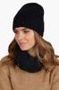 Ameli Hat + Scarf Set Color Black