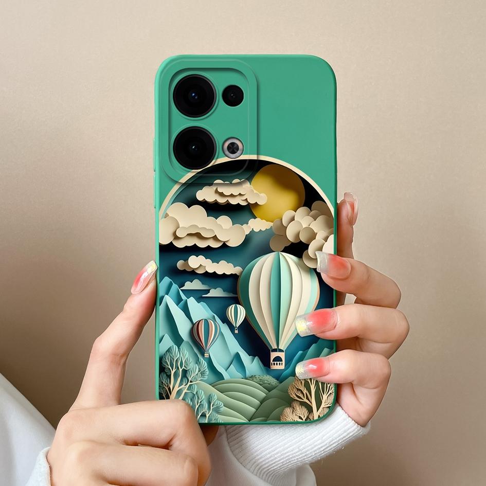 Pentru Oppo Reno13 Pro 12F Realme C75 Realme 14 Pro Plus F27 A3 NFC A40 A40m A60 Huse Drăguț Panda Broască Silicon Lichid Moale Anti-Alunecare Husă Pentru Oppo Carcasă