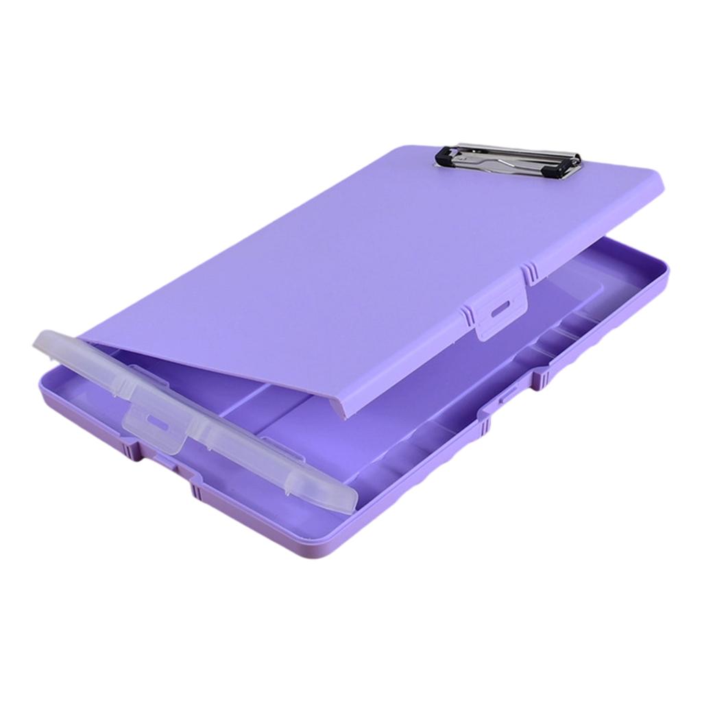 Portable Nursing Clipboard Writing Board File Organiser with Clipboard Pen Case Document Storage Case For Office School