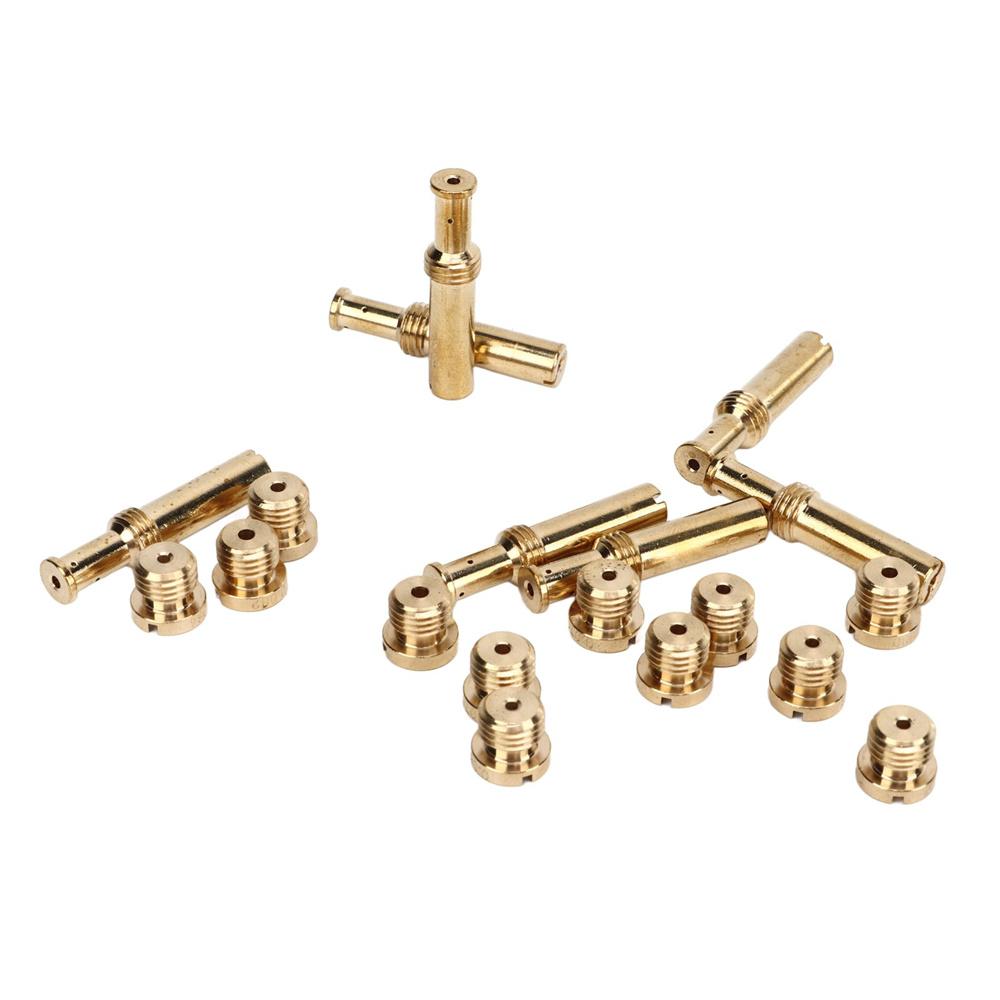 1 Set Carburetor Main Intermediate Jet Kit Copper Carb 35‑0995 Fit For S&S B E G