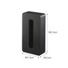 Yamazaki Magnetic Compact Tissue Case, Black [Compatible with soft pack tissues measuring approximately 10.5cm W x 4.5cm D x 20.5cm H], Space-Saving,