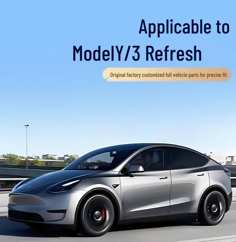 Updated TPE Floor Mats for Tesla Model 3/Y - Full Coverage for Driver's Side