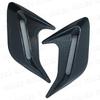Car Dummy Duct Fender Hood Aero Custom Dress Up Carbon Style Universal Set of 2