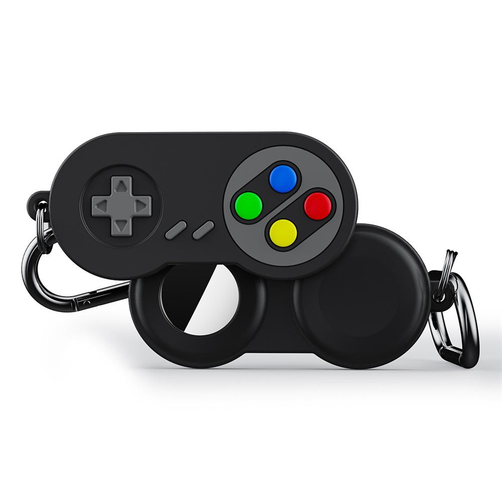 4Pcs Soft Silicone Game Keychain for Apple Airtags Case Protective Cover For Airtag Holder Tracker Accessories