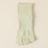 Five-fingered Socks for Women, Spring and Summer, Solid Color Cotton, Sweat-absorbing, Boneless, Anti-pilling, Split-toe Socks, Sports Short Socks