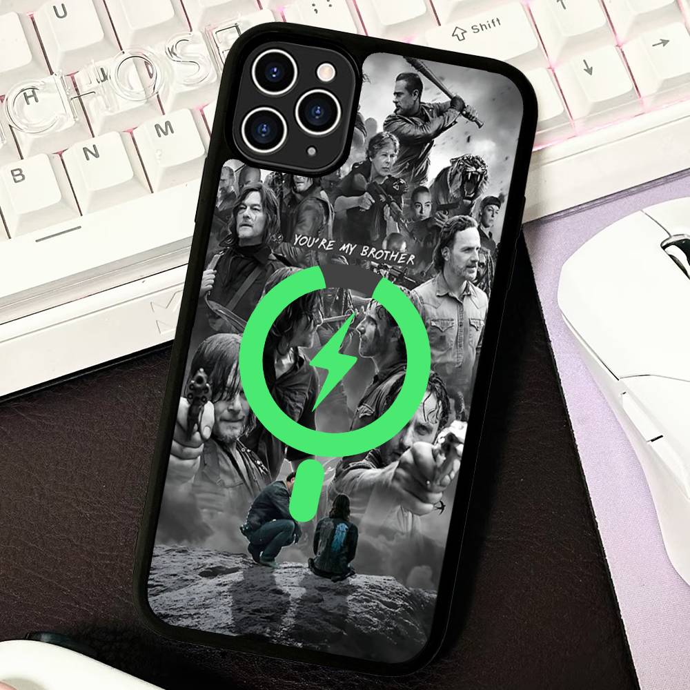 Zombie Walking Movies Dead Phone Case Magnetic Case For IPhone 16 14 13 12 11 15 Pro Max Plus For Magsafe Wireless Charge Cover