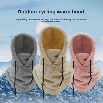 Arktische Wärme Winddichte Winter-Radmütze mit Nackenwärmer und Maske