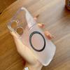 Case for Xiaomi 17T Pro,17T Wireless Charging Magnetic Ring Casing Anti-Fingerprint Matte Cover