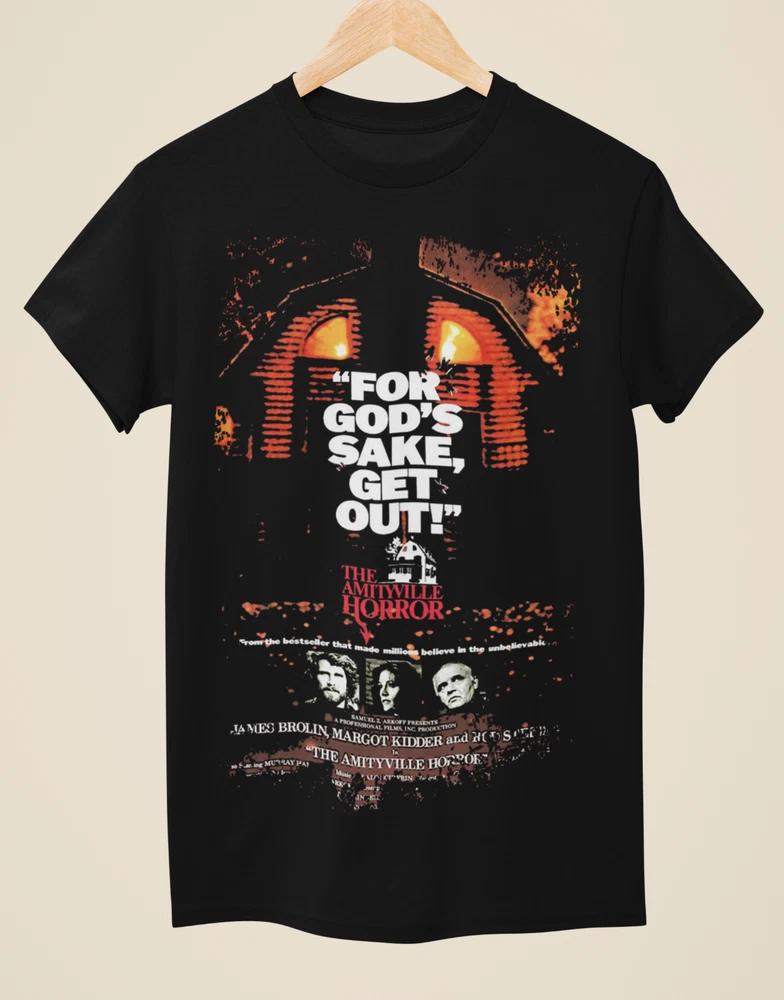 The Amityville Horror Movie Poster Inspired Unisex Black TShirt S