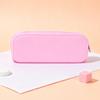 Multi-function Large Capacity Silicone Zipper Pencil Case, Student Stationery Bag