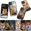 for Samsung Galaxy A36 A17 A26 A07 A35 A54 A53 A13 A33 A34 S8 S9 S20 S21 FE S10 Plus Phone Cover Case Fox Casing