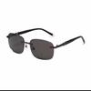 Metal Frame Rectangle Sunglasses UV400 Protection Fashion Square Sun Glasses for Women Men Rimless Eyewear Occhiali Da Sole