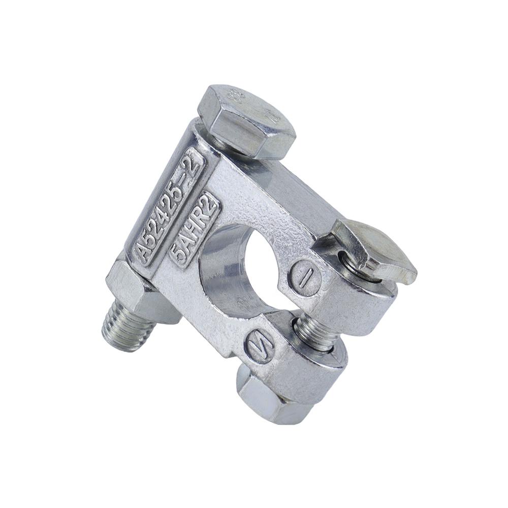 Battery Terminal Clamp Kit For Car RV Boat Standard Top Post Positive & Negative