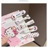 2/5 Stück Hellokitty Haarspangen Dreieckige Wellen-Haarspangen Entenschnabel-Haarspangen Haarschmuck Süß Und Cool Silber Katze Kawaii