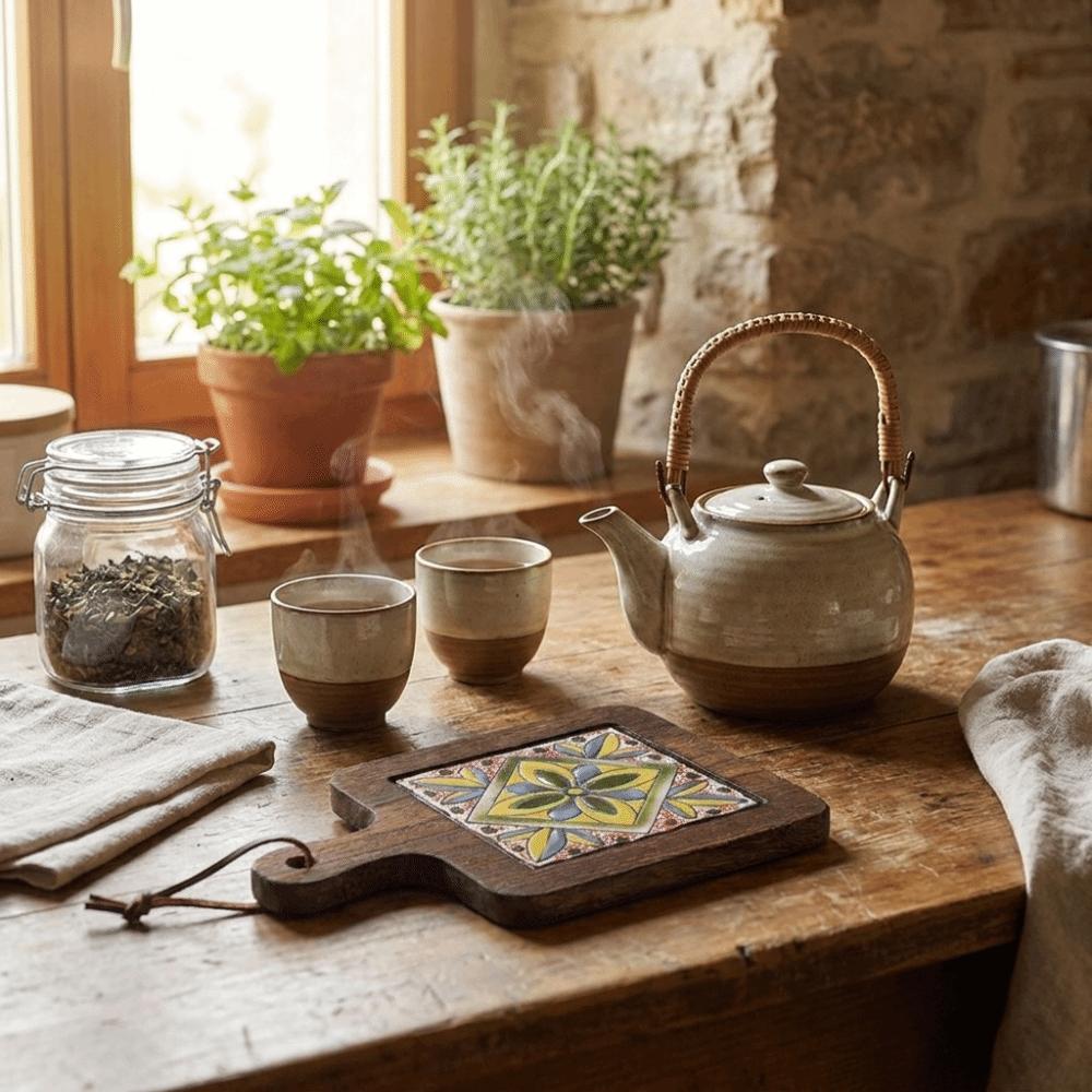 Heat Resistant Insulation Mat Retro Wooden Placemat Hot Tea Water Cups Wood Coaster  Coffee Cup
