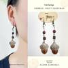Yunnan Artistic Ethnic Fruit Earrings: Retro Natural Forest Style Design