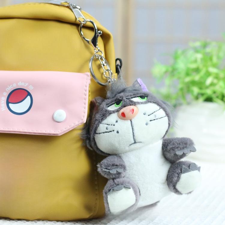 Fun Loving Lucifer Cat Plush Keychain Cute Soft Toy Perfect For Accessories Bag
