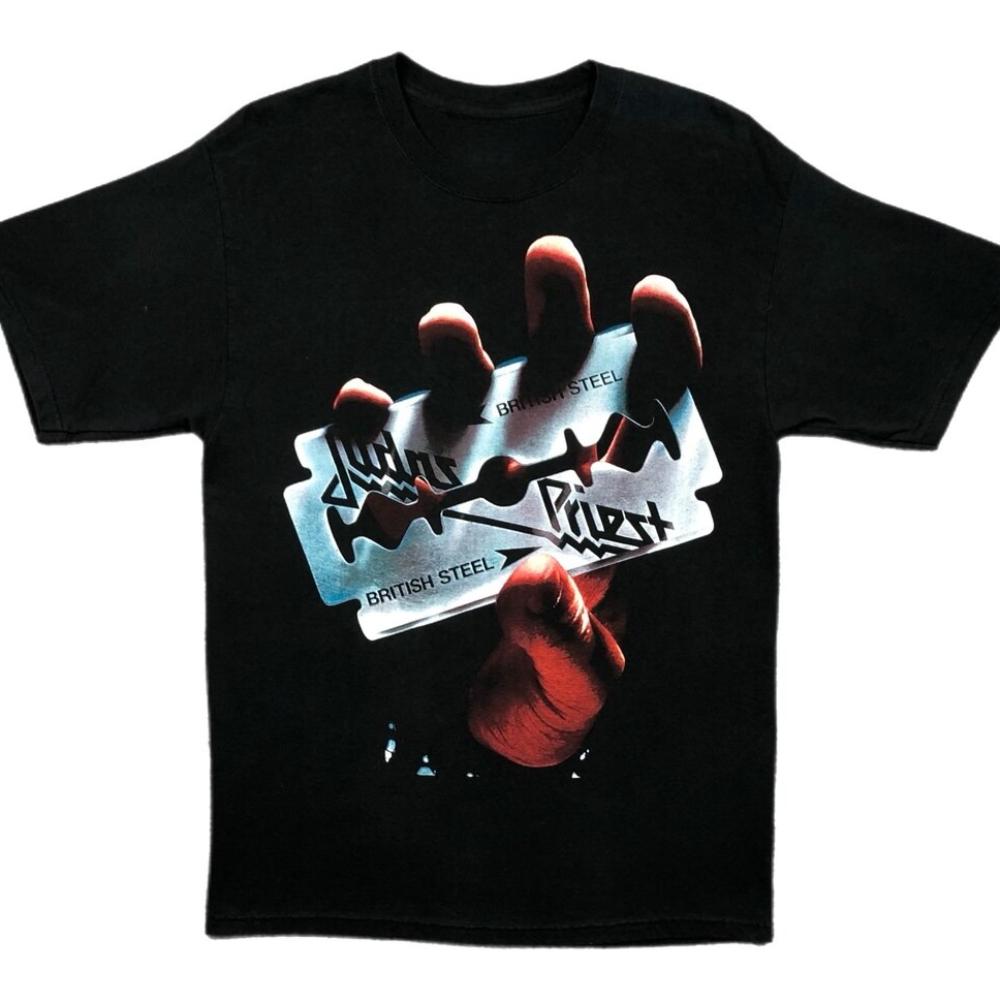 1990 Judas Priest Painkiller Shirt Heavy Metal Band Unisex Graphic T Shirts Woman Man Vintage Music Cotton Shortsleev