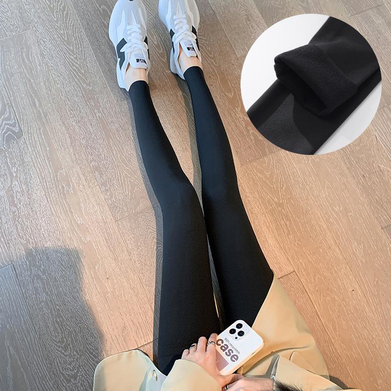 

High-Waisted Women s Shark Pants: Warm, Tummy-Control, Slimming, Sports & Yoga Leggings, Suitable for Outdoor Wear. XL