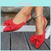 Scarpe Piatte Slip-On Estive con Dettaglio Fiocco per Donna, Calzature Casual Comode