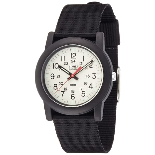

Timex Camper Watch, Japan-exclusive, Ivory Dial, Black Nylon Strap, TW2P59700 [Official Import]