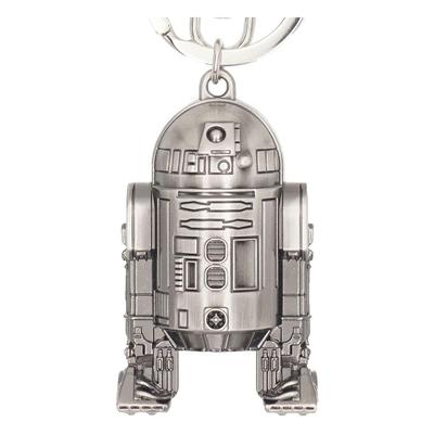 Pewter Key Ring 5cm Pewter R2-D2