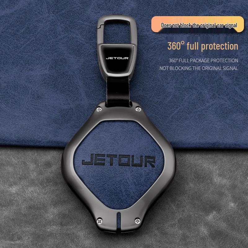 Compatible Key Case for Jetour Dasheng, Shanhai L6/L9, Chery X70plus, and X90pro 24 Models - Feminine Design