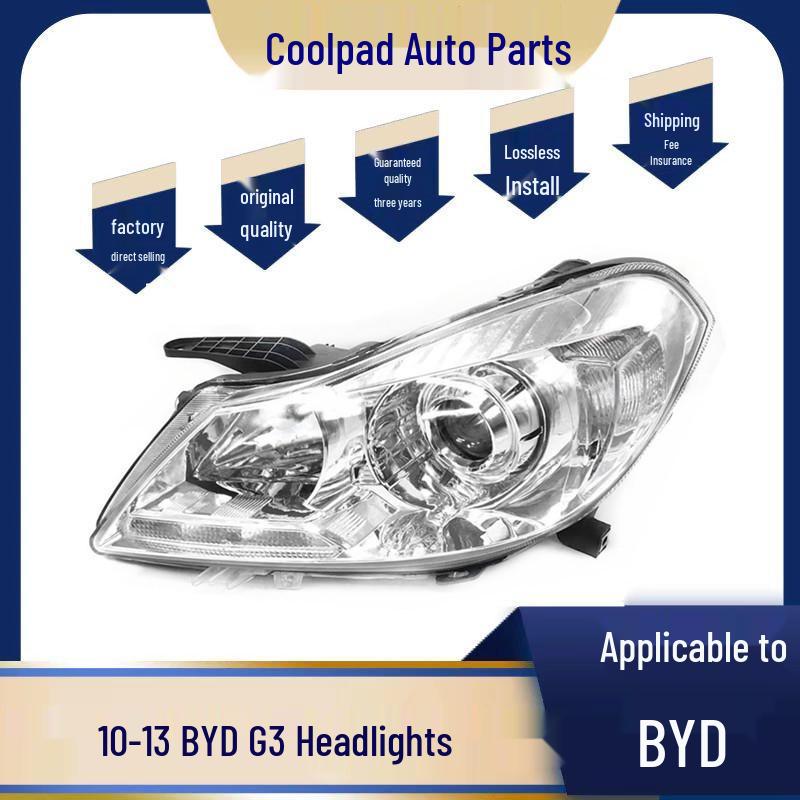 

BYD G3 Headlight & Front Turn Signal Lamp Assembly Set of Original Bulbs