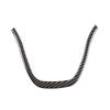 Car Carbon Fiber Interior Steering Wheel Panel Switch Button Cover Trim For VW Touareg 2011 2012 2013 2014 2015 2016 2017