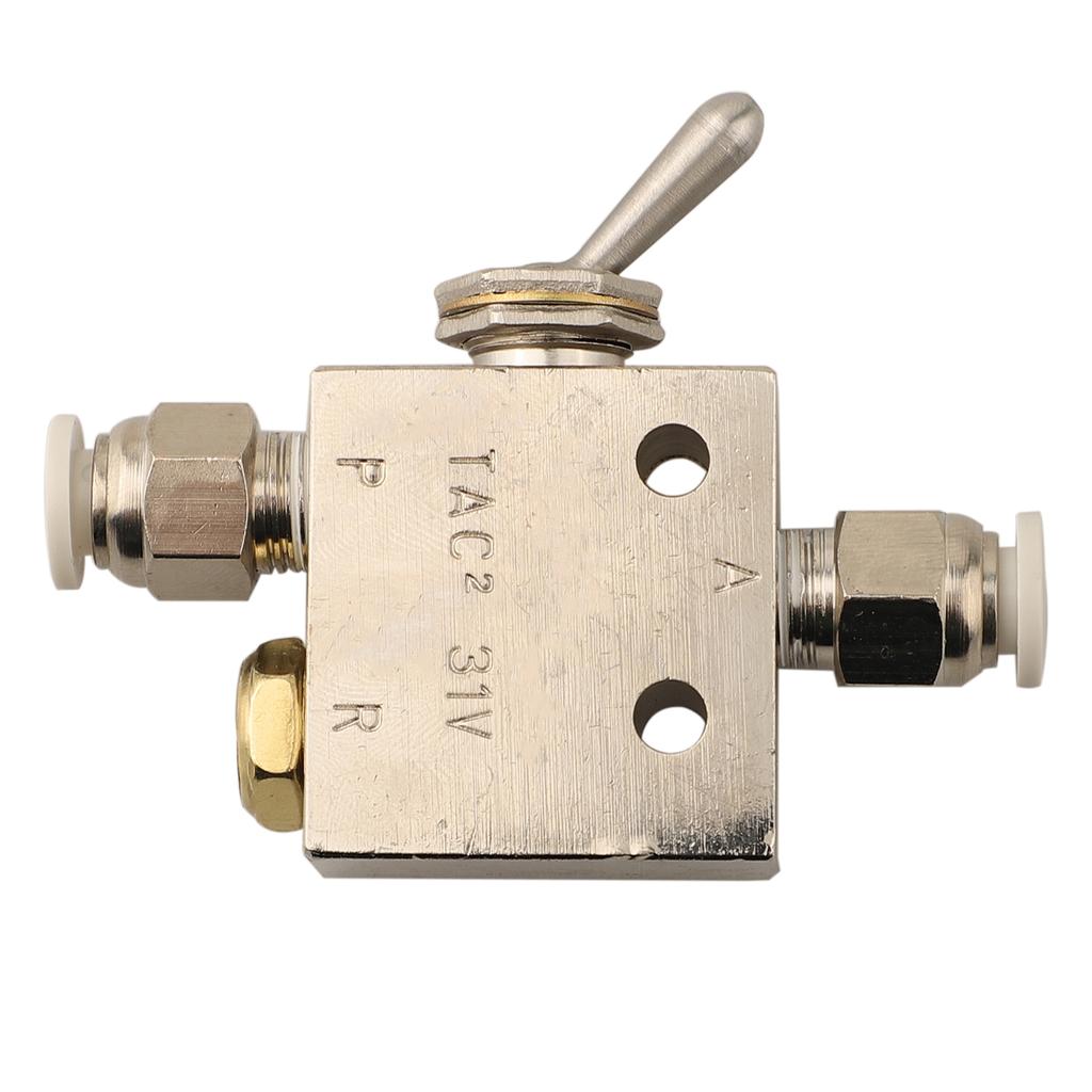 Mechanical Pneumatic Valve TAC231V 2 Position 3 Way with 6mm Connector Designed for Pneumatic Signal Reversing