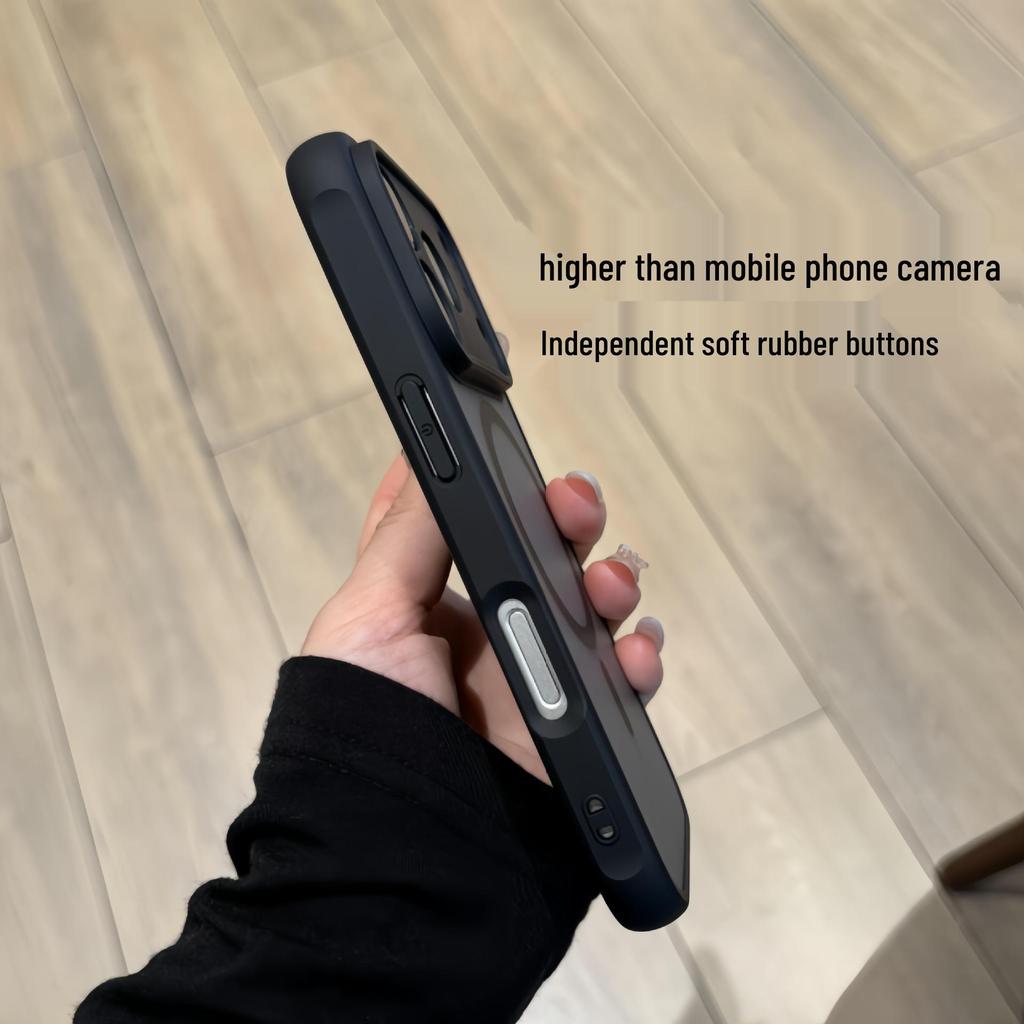Husă Mată cu Încărcare Magnetică iPhone 17 Pro Max Acoperire Completă Anti-Cădere