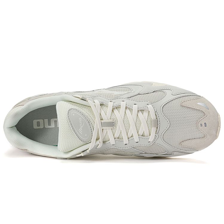 Mizuno Wave Solar Fabric Synthetic Leather Sports Round Toe Non-Slip Wear-Resistant Breathable Low-Top Casual Shoes Unisex Casual Shoes D1GH222303